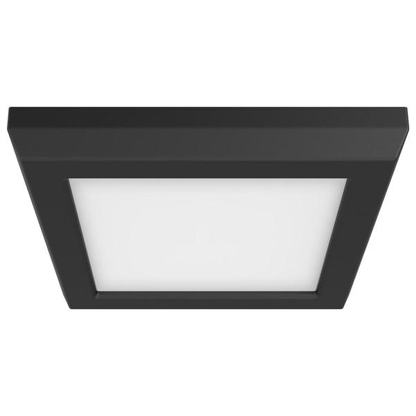 5" 9 watt 120 volt CCT Selectable Black Square Dimmable LED Ceiling Light