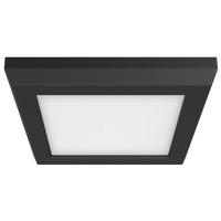 Nuvo Lighting 5" 9 watt 120 volt CCT Selectable Black Square Dimmable LED Ceiling Light