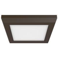 Nuvo Lighting 5" 9 watt 120 volt CCT Selectable Bronze Square Dimmable LED Ceiling Light