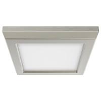 Nuvo Lighting 5" 9 watt 120 volt CCT Selectable Brushed Nickel Square Dimmable LED Ceiling Light