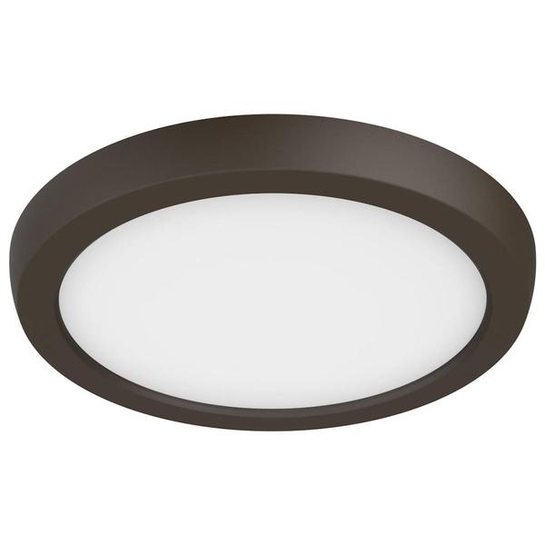 7" 11 watt 120 volt CCT Selectable Bronze Round Dimmable LED Ceiling Light