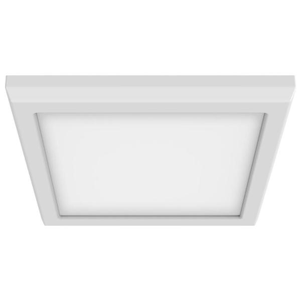 7" 11 watt 120 volt CCT Selectable White Square Dimmable LED Ceiling Light