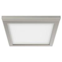 Nuvo Lighting 7" 11 watt 120 volt CCT Selectable Brushed Nickel Square Dimmable LED Ceiling Light