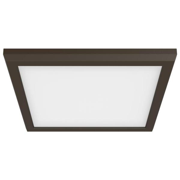 9" 13 watt 120 volt CCT Selectable Bronze Square Dimmable LED Ceiling Light