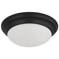 Nuvo Lighting 14" 25 watt 120 volt 3000K Matte Black Dimmable LED Flush Mount Fixture