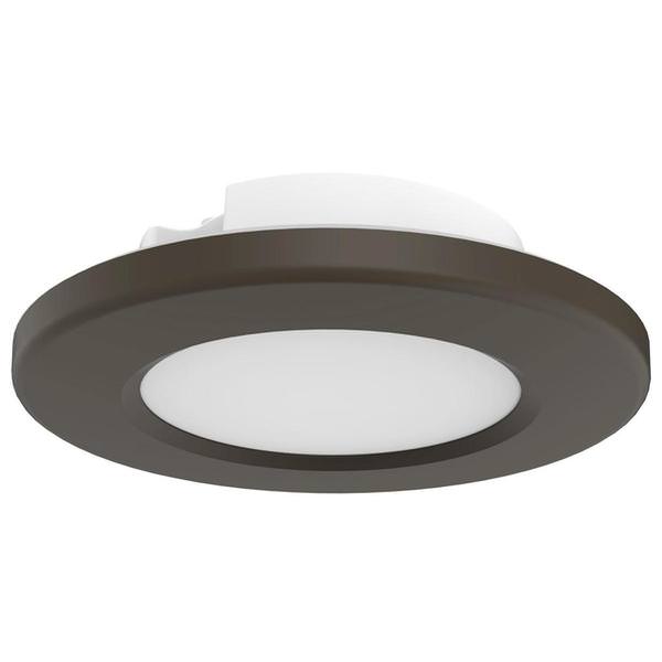 4" 9 watt 120 volt CCT Selectable Bronze Dimmable LED Surface Mount Fixture