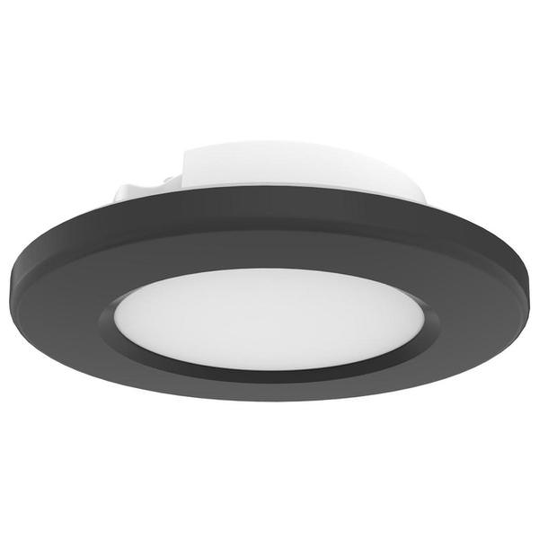 4" 9 watt 120 volt CCT Selectable Black Dimmable LED Surface Mount Fixture