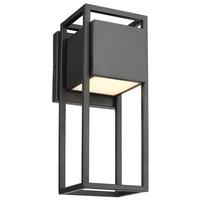 Nuvo Lighting 18 watt 120 volt 3000K Black Dimmable LED Outdoor Wall Sconce