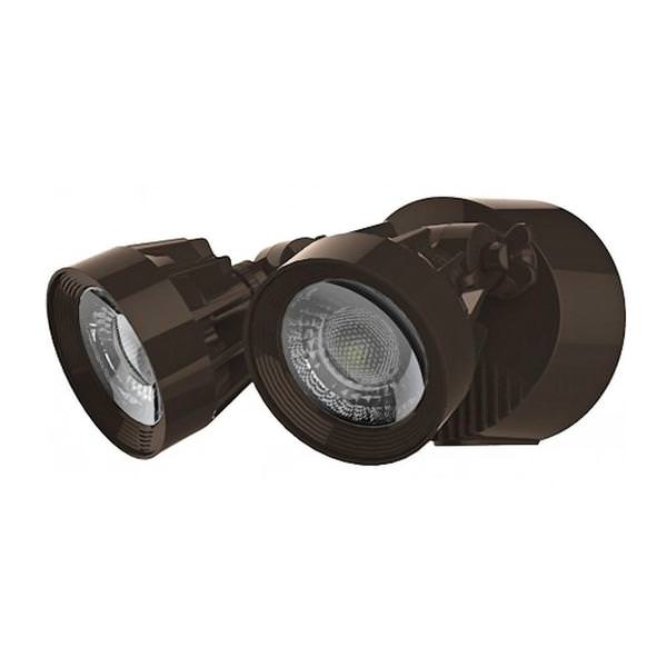 24 watt 120/277 volt 4000K Cool White Bronze LED Security Light