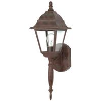 View 1 Light Old Bronze Clear Seed Glass Shade Wall Lantern