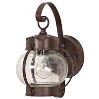 Nuvo Lighting 1 Light Old Bronze Clear Seed Glass Shade Wall Lantern