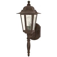 Nuvo Lighting 1 Light Old Bronze Clear Seed Glass Shade Wall Lantern