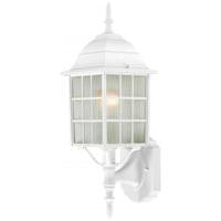 Nuvo Lighting 1 Light 18" White Frosted Glass Shade Wall Lantern