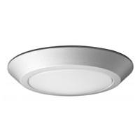 Nuvo Lighting 10" Round 12 watt 120 volt 3000K Brushed Nickel Frosted White Polymer Shade LED Disk Light