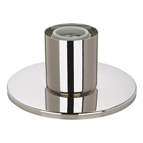 1 Light Polished Nickel Dual Surface Mount Ceiling Light Fixture