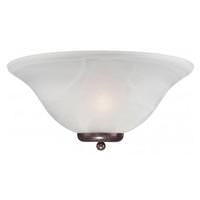 View 1 Light Old Bronze Alabaster Glass Shade Wall Sconce Light Fixture