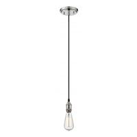 Nuvo Lighting 1 Light Polished Nickel Mini Pendant Light Fixture