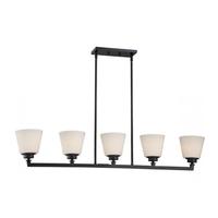 View 5 Light Aged Bronze Satin White Glass Shades Island Pendant Light Fixture