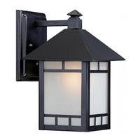 View 1 Light 7" Stone Black Frosted Seed Glass Shade Wall Light Fixture