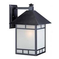 View 1 Light 9" Stone Black Frosted Seed Glass Shade Wall Light Fixture