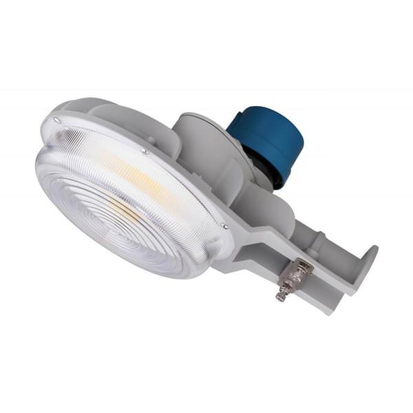 40 watt 120/277 volt 4000K Cool White Gray Dimmable CCT Selectable LED Area Light with Photocell