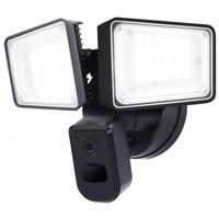 Nuvo Lighting 36 watt 120/277 volt CCT Selectable Black Finish Motion Detection Outdoor Smart LED Security Light with Camera