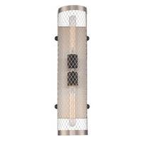 View 2 Light Brushed Nickel Sconce Light Fixture