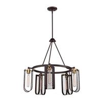 View 5 Light Russet Bronze Chandelier Light Fixture