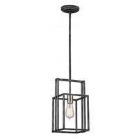 Nuvo Lighting 1 Light Iron Black Mini Pendant Light Fixture