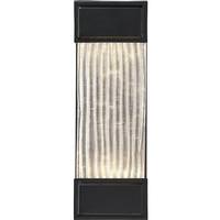 Nuvo Lighting 1 Light 8 watt 120 volt 3000K Aged Bronze Ribbed Glass Dimmable LED Wall Sconce