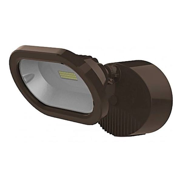 14 watt 120/277 volt 3000K Natural White Bronze LED Adjustable Security Light