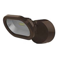 Nuvo Lighting 14 watt 120/277 volt 3000K Natural White Bronze LED Adjustable Security Light