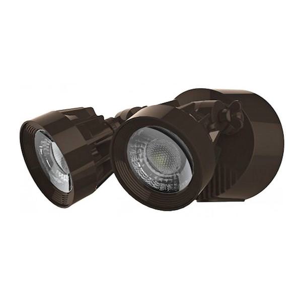 24 watt 120/277 volt 3000K Natural White Bronze LED Security Light