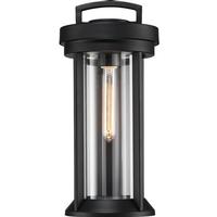 Nuvo Lighting 1 Light Aged Bronze Clear Glass Shade Wall Lantern Fixture