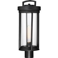 Nuvo Lighting 1 Light Aged Bronze Clear Glass Shade Post Top Lantern Fixture