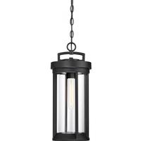 Nuvo Lighting 1 Light Aged Bronze Clear Glass Shade Hanging Lantern Fixture