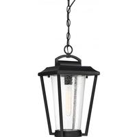 Nuvo Lighting 1 Light Aged Bronze Clear Seed Glass Shade Hanging Lantern Fixture