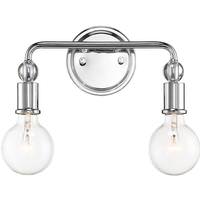 Nuvo Lighting 2 Light Natural Brass Satin White Glass Shade Wall Sconce