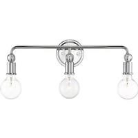 Nuvo Lighting 3 Light Polished Nickel with Crystal Accents Vanity 