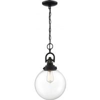 Nuvo Lighting 1 Light Aged Bronze Clear Glass Shade Pendant