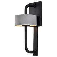 Nuvo Lighting 10 watt 120 volt 3000K Black/Silver Dimmable LED Outdoor Wall Sconce