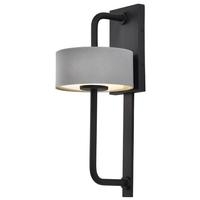 Nuvo Lighting 10 watt 120 volt 3000K Black/Silver Dimmable LED Outdoor Wall Sconce