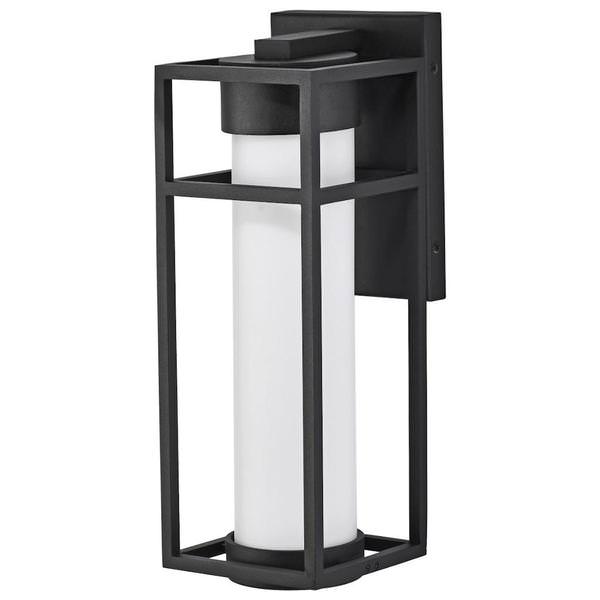 6 watt 120 volt 3000K Black Opal Glass Dimmable LED Outdoor Wall Sconce