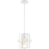 Nuvo Lighting 1 Light White Finish Mini Pendant