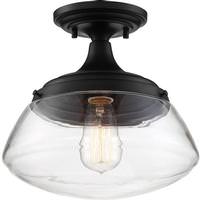 Nuvo Lighting 1 Light Aged Bronze Finish Clear Glass Shade Vanity Ceiling Fixture