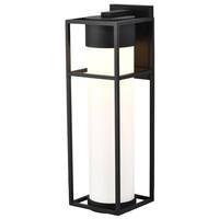 Nuvo Lighting 10 watt 120 volt 3000K Black Opal Glass Dimmable LED Outdoor Wall Sconce