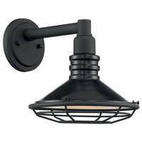 Nuvo Lighting 1 Light 120 volt Gloss Black Outdoor Wall Sconce