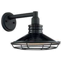 Nuvo Lighting 1 Light 120 volt Gloss Black Outdoor Wall Sconce