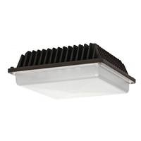Nuvo Lighting 58 watt 120/277 volt 5000K Daylight Bronze LED Square Surface Canopy Fixture