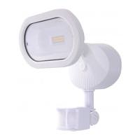 Nuvo Lighting 14 watt 120/277 volt 3000K Natural White White LED Security Light with Motion Sensor
